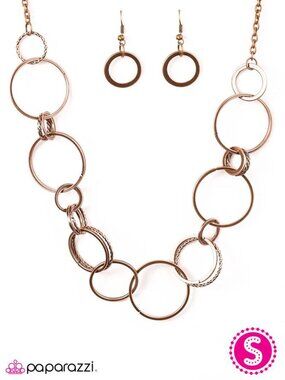 paparazzi antique copper necklace